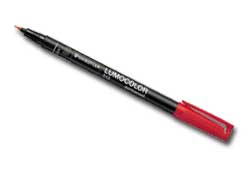 PENNARELLO LUMOCOLOR PERMANENT 313 SF 0.4MM ROSSO