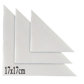 10 BUSTE ADESIVE TASCA TR 17 TRIANGOLARE 17X17CM