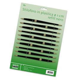 CARTELLA 10 STILOFORI ART.1052 IN PLASTICA
