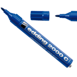 MARCATORE EDDING 2000C BLU P.CONICA