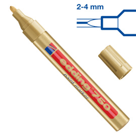 MARCATORE EDDING 750 ORO P.TONDA 2-4MM VERNICE SMALTO