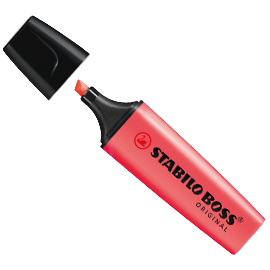 EVIDENZIATORE STABILO BOSS ROSSO 70/40