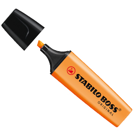 EVIDENZIATORE STABILO BOSS ARANCIO 70/54
