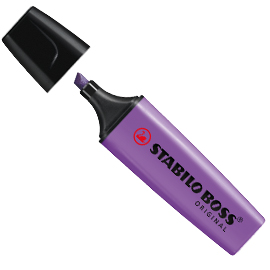 EVIDENZIATORE STABILO BOSS LAVANDA 70/55