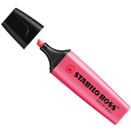 EVIDENZIATORE STABILO BOSS ROSA 70/56