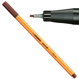 PENNARELLO STABILO POINT 88/45 MARRONE