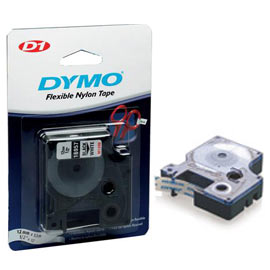 NASTRO DYMO TIPO D1 (12MMX7M) NERO/TRASPARENTE 450100