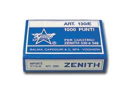 SCATOLA 1000 PUNTI ZENITH 130/E (6/4) IN ACCIAIO NATURALE