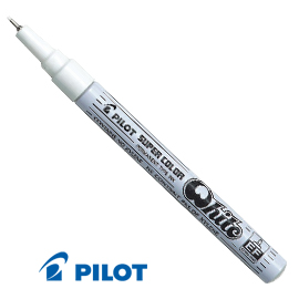 MARCATORE SUPER COLOR WHITE EXTRA FINE A VERNICE PILOT