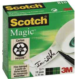 NASTRO ADESIVO SCOTCH MAGIC 810-1933 INVISIBILE PERM. 19MMX33MT