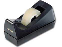 DISPENSER C-38 RICARICABILE DA TAVOLO PER NASTRI MAX 19MMX33M NERO