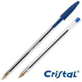 Scatola 50 penna sfera CRISTAL® medio 1,0mm blu BIC®
