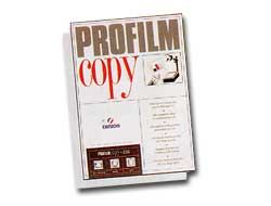 LUCIDI C50 A4 100FG PROFILMCOPY FOTOCOPIE B/N S/RETROFOGLIO CANSON
