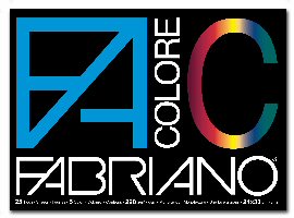 BLOCCO FACOLORE (240X330MM) 25FG 220GR 5 COLORI FABRIANO