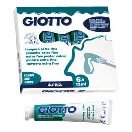 TEMPERA GIOTTO TUBO 4 (12ML) VERDE VERONESE 13