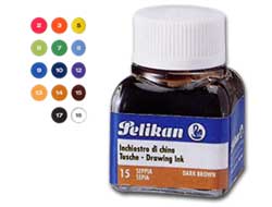 INCHIOSTRO DI CHINA 523 NERO PERLA 17 10ML PELIKAN (0AUC17)