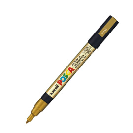 MARCATORE UNI POSCA PC3M ORO P. FINE