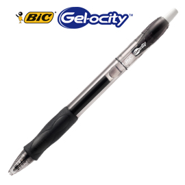 SCATOLA 12 PENNE SFERA GEL SCATTO GELOCITY NERO 0.7MM BIC