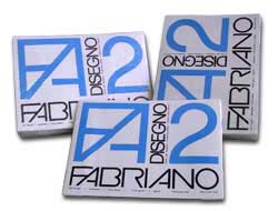 BLOCCO FABRIANO2 (330X480MM) 12FG 110GR LISCIO COLLATO
