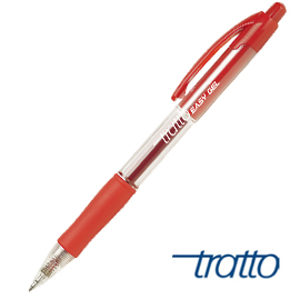 PENNA SFERA SCATTO ROSSO 0.5MM TRATTO EASY GEL