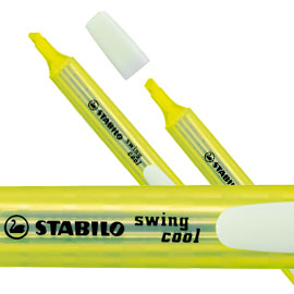 EVIDENZIATORE SWING COOL GIALLO STABILO