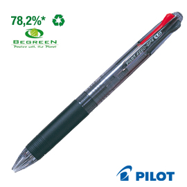 PENNA MULTIFUNZIONE BEGREEN FEED GP4 1.0MM (NERO-BLU-ROSSO-VERDE) PILOT