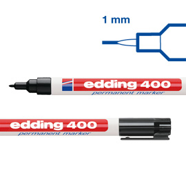 MARCATORE EDDING 400 NERO P.CONICA PERMANENTE