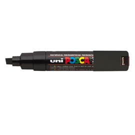 MARCATORE UNI POSCA PC8K PUNTA SCALPELLO 8mm NERO