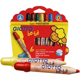 ASTUCCIO 6 SUPERMATITONI C/TEMPERINO GIOTTO BEBE'