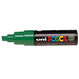MARCATORE UNI POSCA PC8K PUNTA SCALPELLO BLU