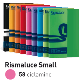 Carta RISMALUCE SMALL A4 90gr 100fg ciclamino 58 FAVINI