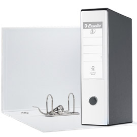 REGISTRATORE EUROFILE G55 BIANCO DORSO 8CM F.TO PROTOCOLLO