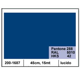 PLASTICA ADESIVA DC-FIX 45CM X 15MT BLU 116 LUCIDO