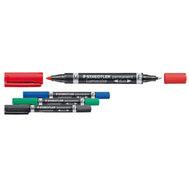 PENNARELLO LUMOCOLOR DUO PERMANENT 348 F/M NERO