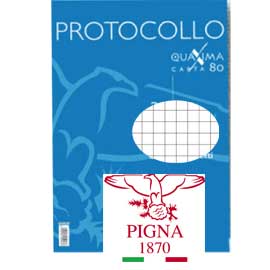 PROTOCOLLO A4 4MM 200FG 80GR PIGNA