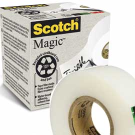 PACK 9 ROTOLI SCOTCH MAGIC 900 19X33 INVISIBILE ECOLOGICO