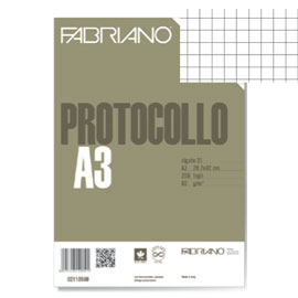 PROTOCOLLO A4 4MM 200FG 60GR FABRIANO