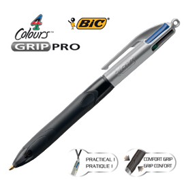 PENNA A SFERA 4COLORS GRIP PRO 1.0mm BIC