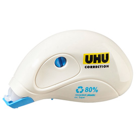 CORRETTORE A NASTRO MINI 5mmX6Mt UHU Correction 80 recycled