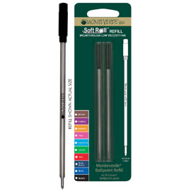 Blister 2 refill per SFERA Cross ® NERO PUNTA MEDIA