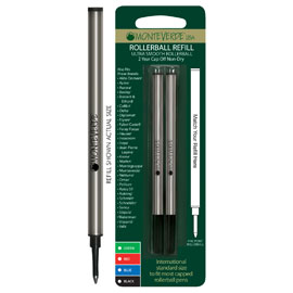 Blister 2 refill in metallo per ROLLER BLU PUNTA FINE
