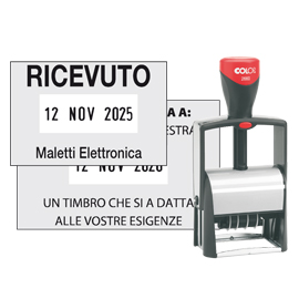 TIMBRO DATARIO PERSONALIZZABILE 2360 30X45mm CLASSIC LINE COLOP