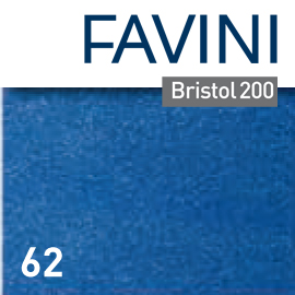 CONF.10 CARTONCINO BRISTOL COLOR 200gr 100x70cm BLU PRUSSIA 62 FAVINI