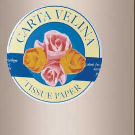 BUSTA 26fogli 50x70cm CARTA VELINA gr31 AVORIO SADOCH