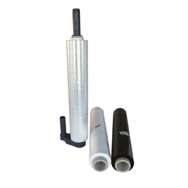 FILM ESTENSIBILE NERO PER IMBALLO H50cm 23micron 250mt ca