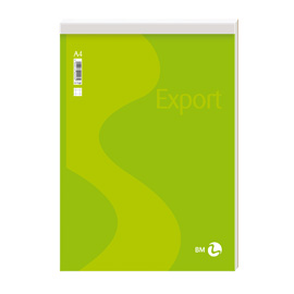 BLOCCO NOTE EXPORT 210x297mm 50gr 50fg 5mm BM