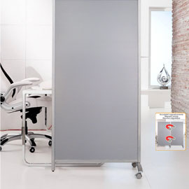 1 PARETINA DIVISORIA 80x40x170cm GRIGIO CHIARO