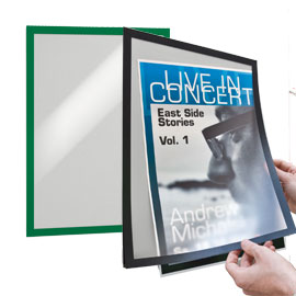 CORNICE MAGNETICA DURAFRAME A3 - 29,7X42CM VERDE DURABLE