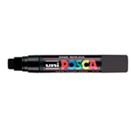 MARCATORE UNI POSCA PC17K PUNTA SCALPELLO 15mm NERO