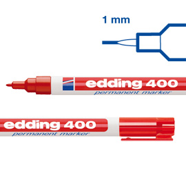 MARCATORE EDDING 400 ROSSO P.CONICA PERMANENTE